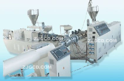 PVC core foamed pipe extrusion line