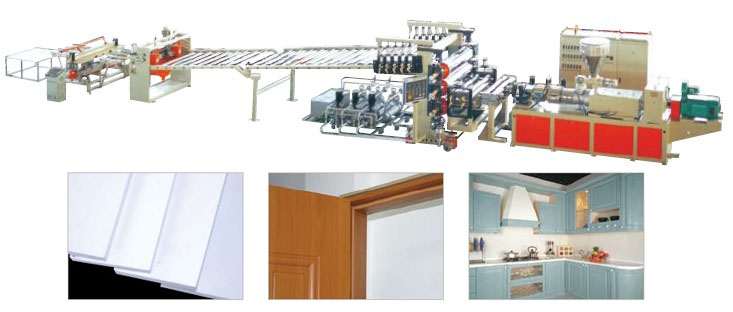 PVC free foam plate board production line