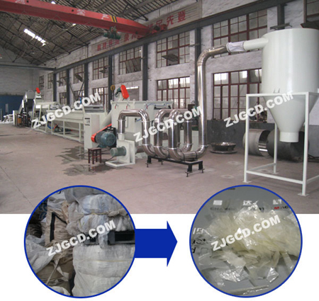 PP film crushing and cleaning line