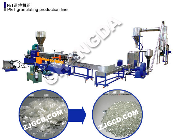 PET pelletizing production line